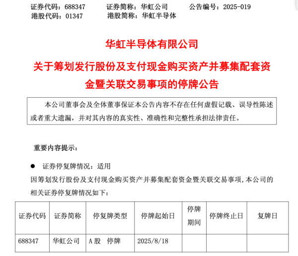 半导体龙头股，伏击收购，停牌！